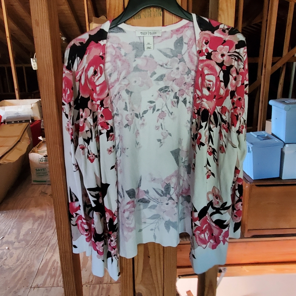 Floral cardigan